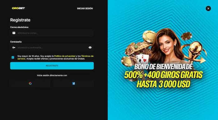 Orobet Casino reg